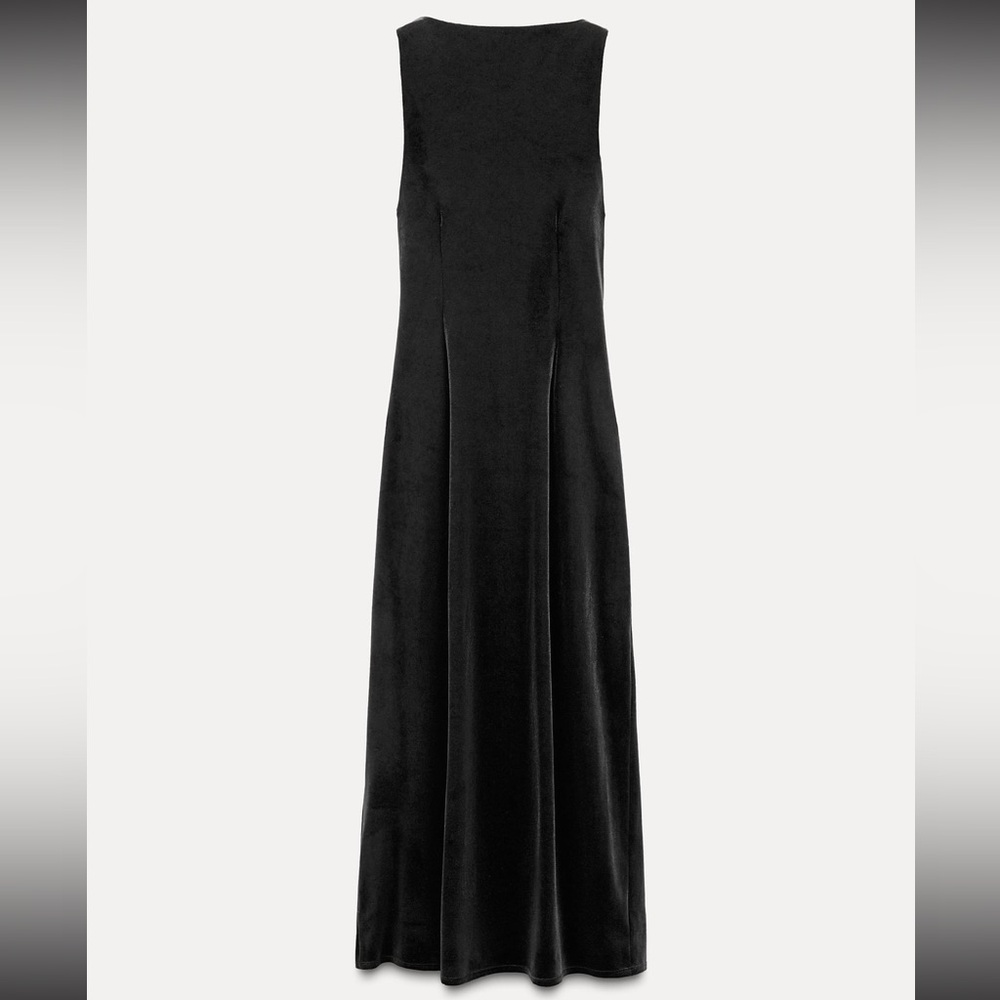Velvet midi dress